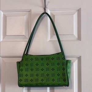 Green Designer Shoulder Bag